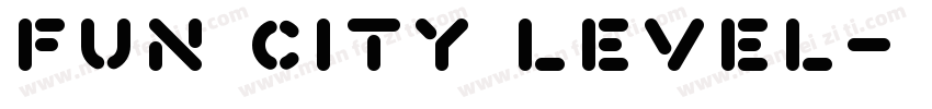 Fun City Level字体转换